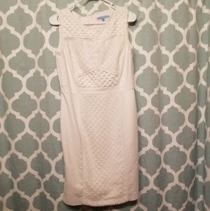 White Antonio Melani Structured Dress